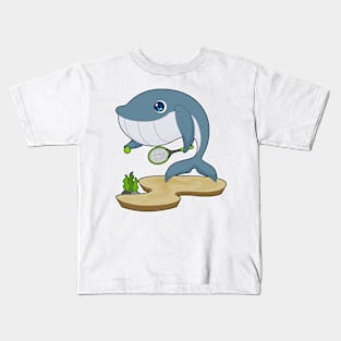 Whale Tennis Tennis racket Sports Kids T-Shirt